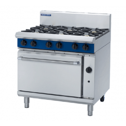 Blue Seal G506D 6 Burner Range - 6 Open Burners, Oven Under 